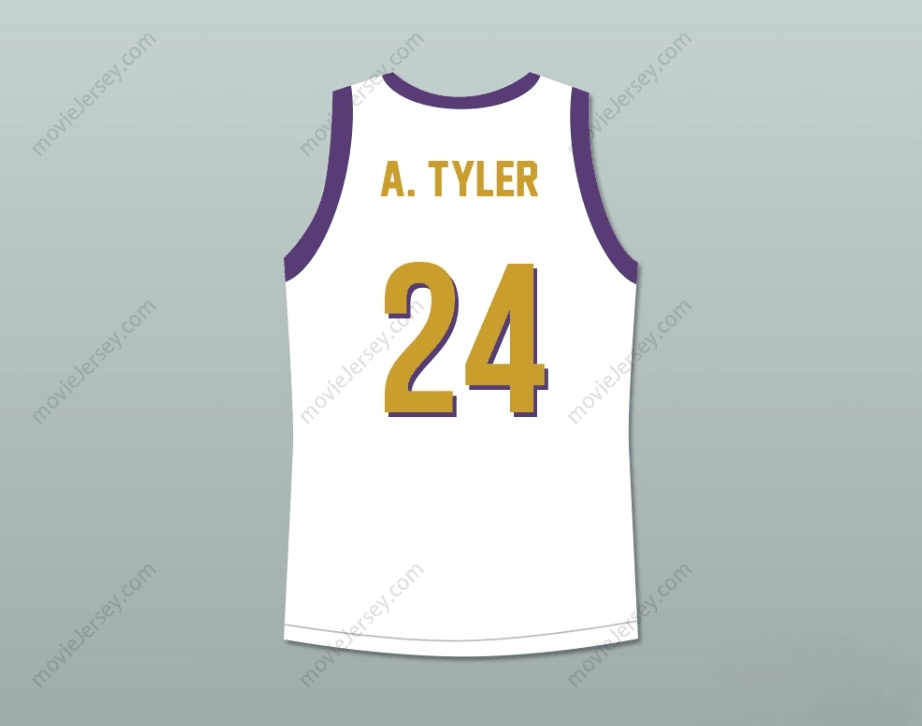 CUSTOM ANY Name Number KADEEM HARDISON ANTOINE TYLER 24 HUSKIES BASKETBALL JERSEY THE 6TH MAN WHITE Top Stitched S-6XL