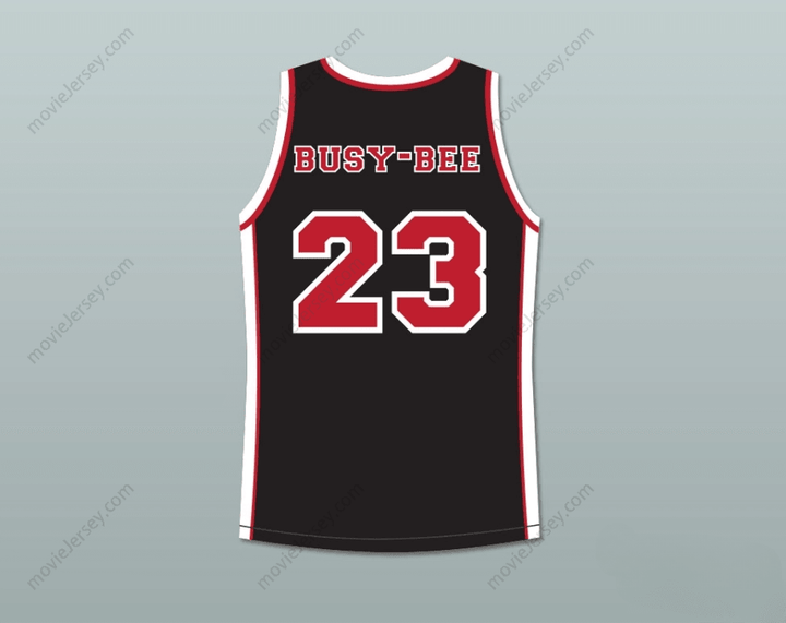 CUSTOM ANY Name Number DE'AUNDRE BONDS BUSY-BEE 23 SUNSET PARK BLACK BASKETBALL JERSEY Top Stitched S-6XL