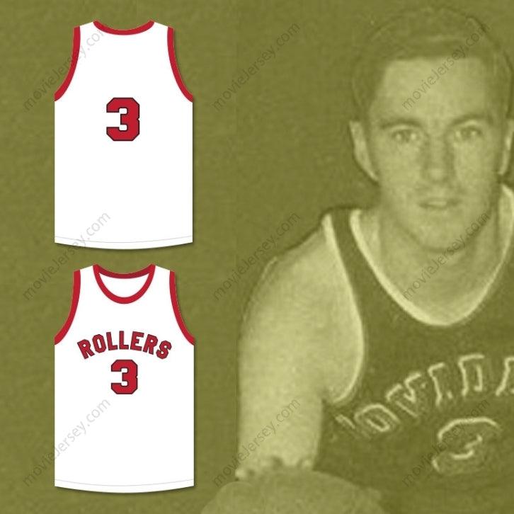 CUSTOM ANY Name Number ERNIE CALVERLEY 3 PROVIDENCE STEAMROLLERS WHITE BASKETBALL JERSEY 3 Top Stitched S-6XL