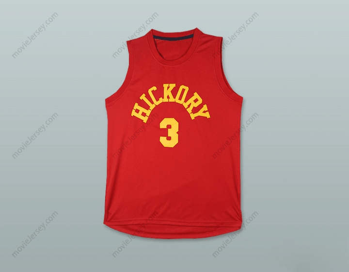 CUSTOM ANY Name Number GEORGE HILL 3 HICKORY HOOSIERS BASKETBALL JERSEY Top Stitched S-6XL