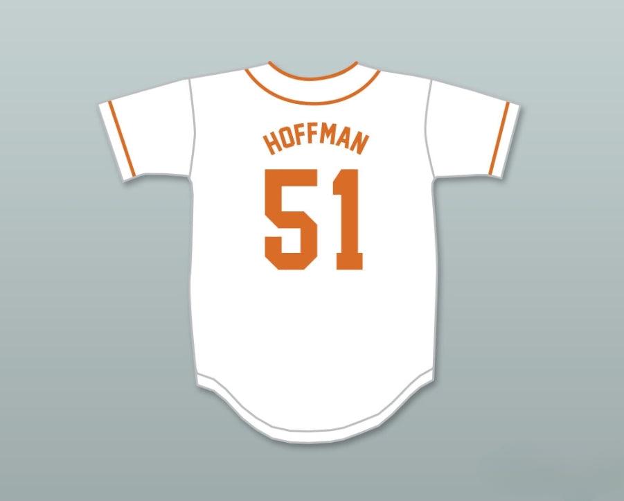 Custom Any Name Number TREVOR HOFFMAN 51 BELLFLOWER LITTLE LEAGUE WHITE BASEBALL JERSEY 2 Top Stitched S-6XL