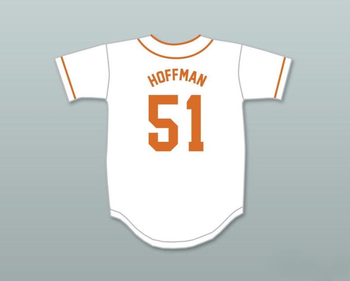 Custom Any Name Number TREVOR HOFFMAN 51 BELLFLOWER LITTLE LEAGUE WHITE BASEBALL JERSEY 2 Top Stitched S-6XL