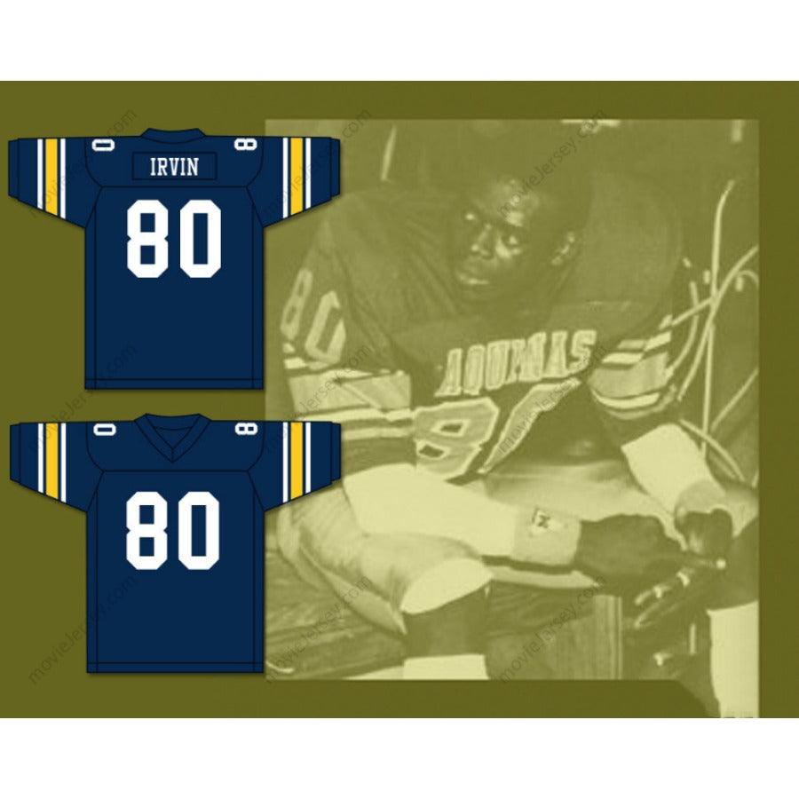 CUSTOM ANY Name Number MICHAEL IRVIN 80   AQUINAS HIGH SCHOOL RAIDERS Football Jersey Top Stitched S-6XL