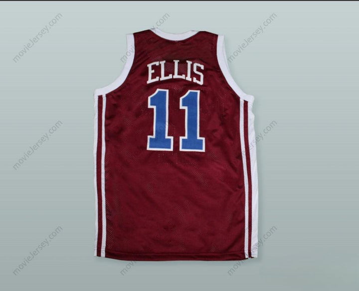 CUSTOM ANY Name Number MONTA ELLIS 11 LANIER HIGH SCHOOL BULLDOGS MAROON BASKETBALL JERSEY Top Stitched S-6XL