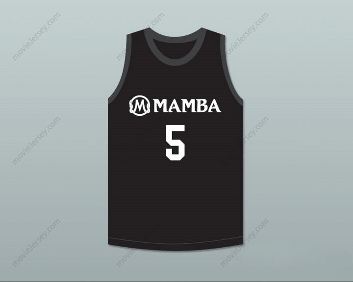 CUSTOM ANY Name Number ALYSSA ALTOBELLI 5 MAMBA BALLERS BLACK BASKETBALL JERSEY Top Stitched S-6XL