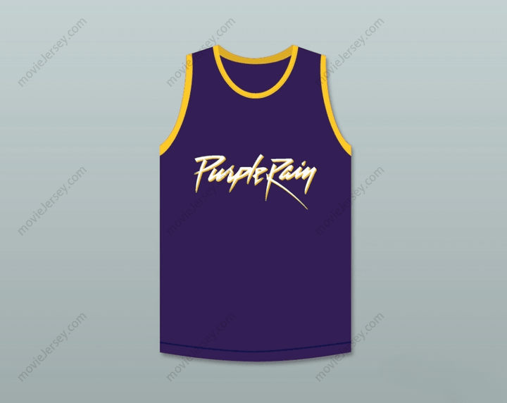 CUSTOM ANY Name Number PRINCE PURPLE RAIN BASKETBALL JERSEY Top Stitched S-6XL