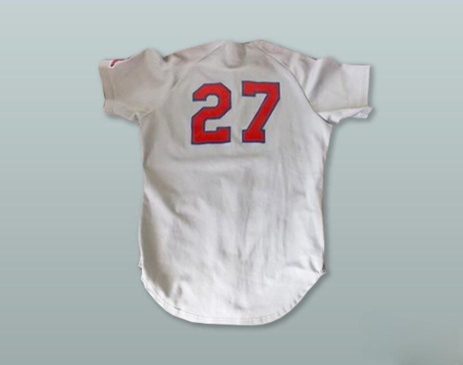 Custom Any Name Number CALGARY CANNONS 27 GRAY BUTTON DOWN BASEBALL JERSEY Top Stitched S-6XL