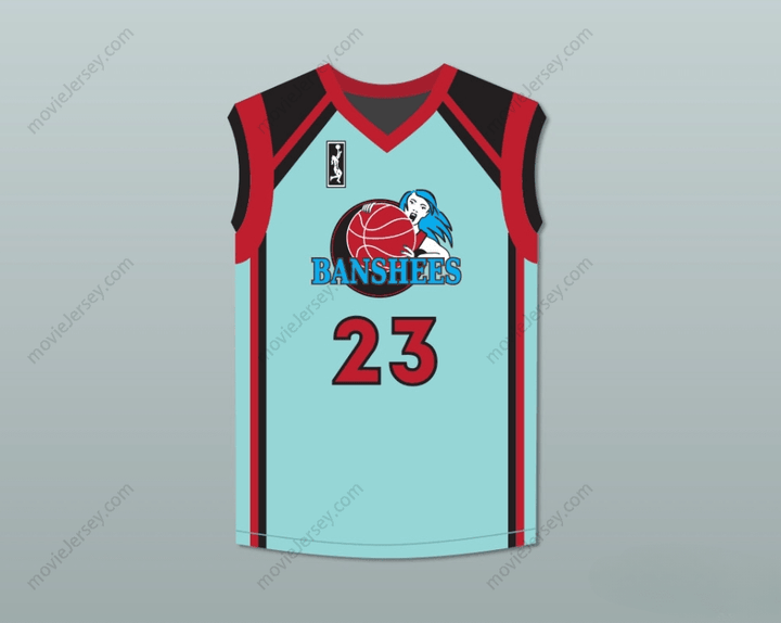 CUSTOM ANY Name Number ANGIE COSSEY NATALIE KEMPER 23 CHARLOTTE BANSHEES HOME BASKETBALL JERSEY WITH WUBA PATCH JUWANNA MANN Top Stitched S-6XL