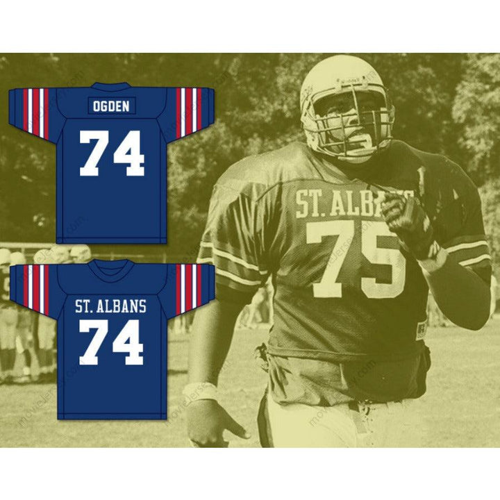 CUSTOM JONATHAN OGDEN 74 SCHOOL FOOTBALL JERSEY All Stitched S-6XL