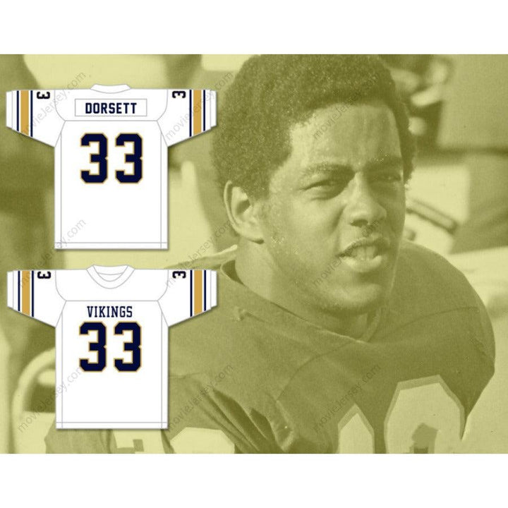CUSTOM ANY Name Number TONY DORSETT 33 HOPEWELL HIGH SCHOOL VIKINGS Football Jersey Top Stitched S-6XL