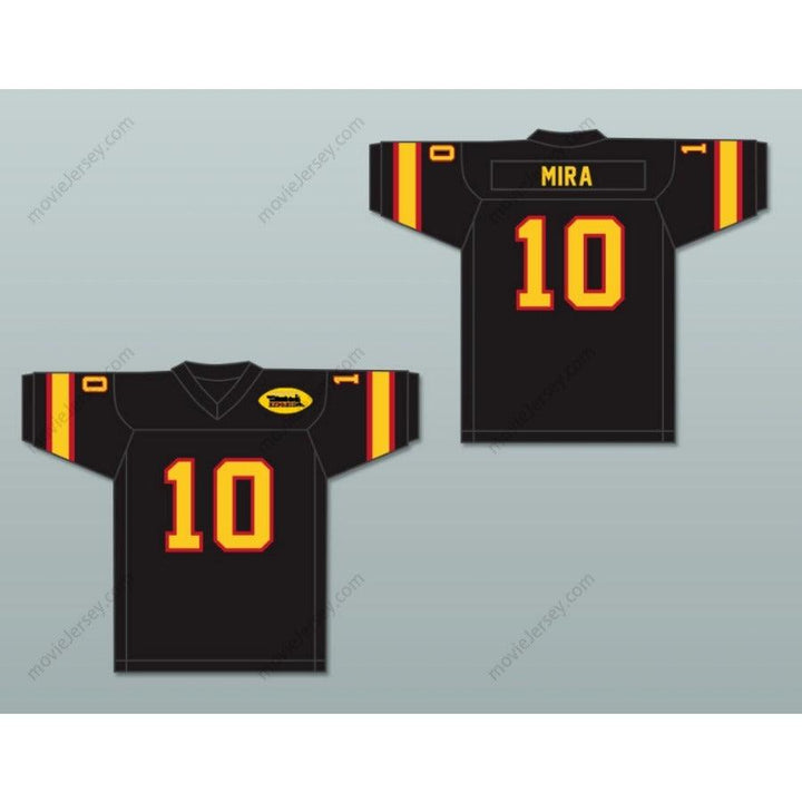 CUSTOM ANY Name Number 1975 WFL GEORGE MIRA 10 JACKSONVILLE EXPRESS ROAD Football Jersey Top Stitched S-6XL