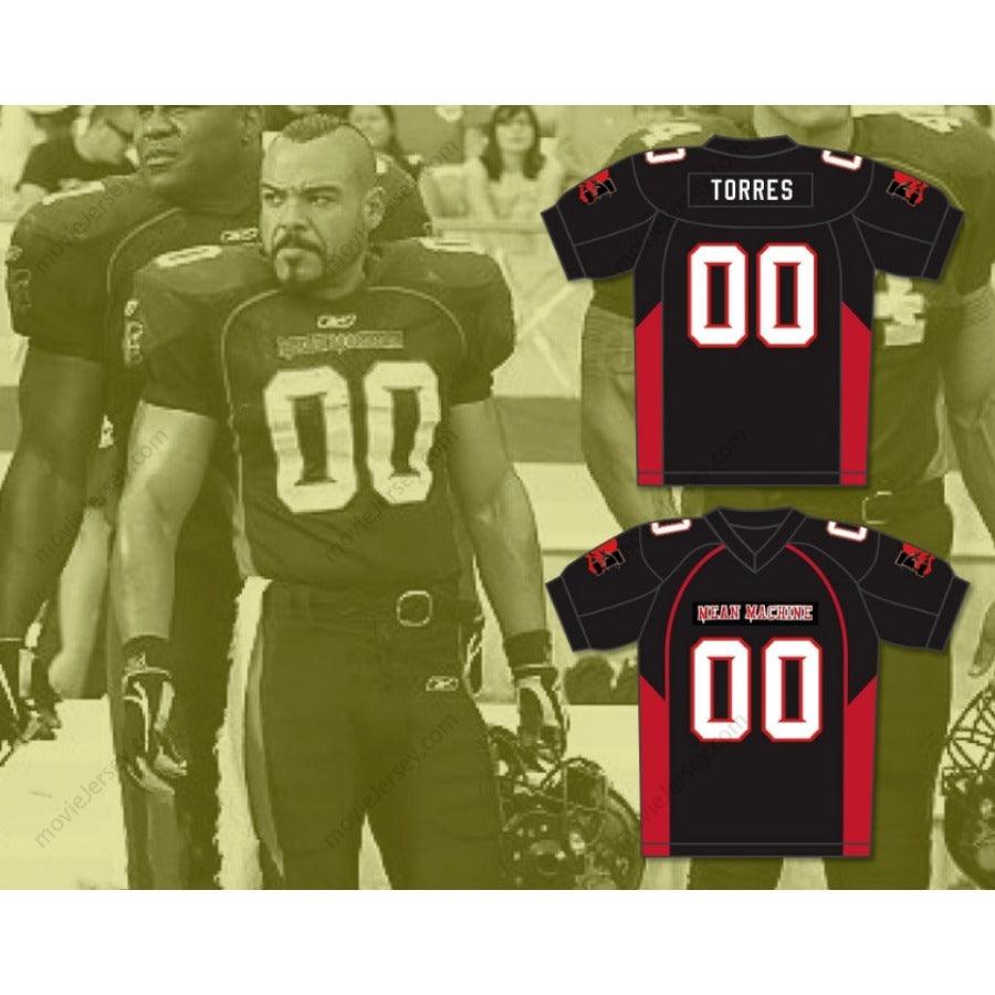 CUSTOM ANY Name Number LOBO SEBASTIAN 00 TORRES MEAN MACHINE CONVICTS Football Jersey Top Stitched S-6XL