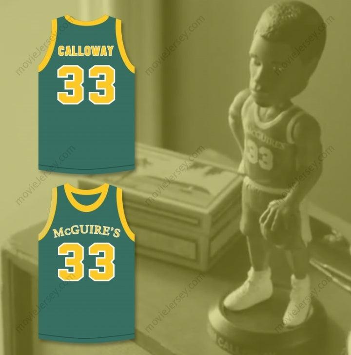 CUSTOM ANY Name Number CAM CALLOWAY 33 ST MCGUIRE'S HIGH SCHOOL BASKETBALL JERSEY SURVIVOR'S REMORSE Top Stitched S-6XL