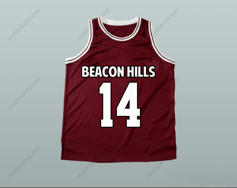 CUSTOM ANY Name Number ISAAC LAHEY 14 BEACON HILLS BASKETBALL JERSEY TEEN WOLF Top Stitched S-6XL