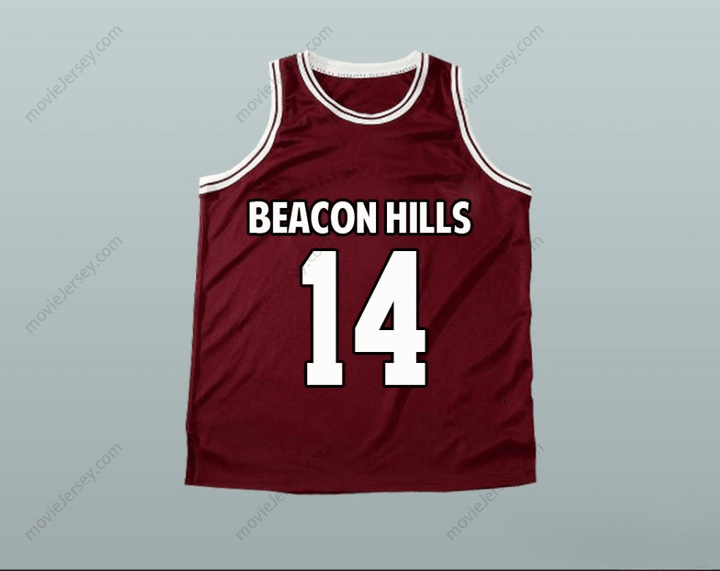 CUSTOM ANY Name Number ISAAC LAHEY 14 BEACON HILLS BASKETBALL JERSEY TEEN WOLF Top Stitched S-6XL
