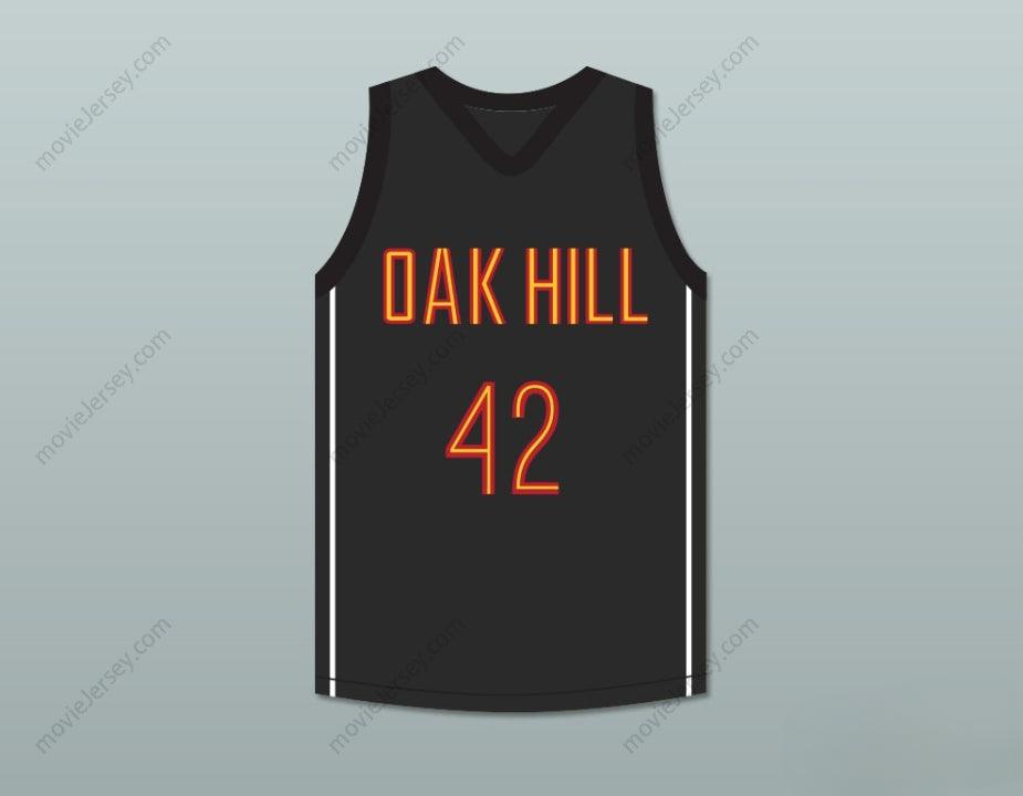 CUSTOM ANY Name Number JOSH SMITH 42 OAK HILL ACADEMY BLACK BASKETBALL JERSEY Top Stitched S-6XL