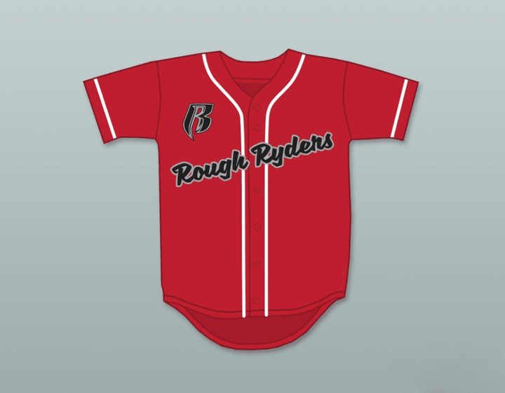 Custom Any Name Number DMX 84 ROUGH RYDERS RED BASEBALL JERSEY Top Stitched S-6XL