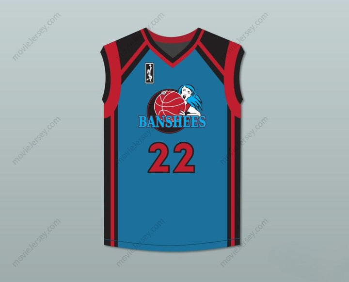 CUSTOM ANY Name Number MIGUEL A. NUNEZ JR. JUWANNA MANN 22 CHARLOTTE BANSHEES AWAY BASKETBALL JERSEY WITH WUBA PATCH Top Stitched S-6XL