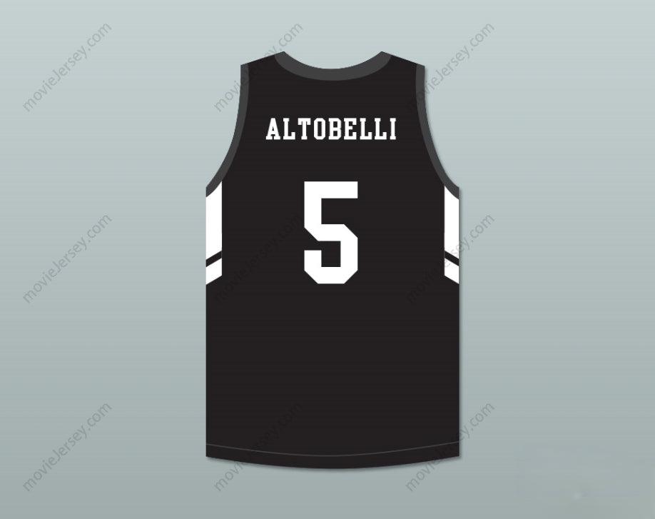 CUSTOM ANY Name Number ALYSSA ALTOBELLI 5 MAMBA BALLERS BLACK BASKETBALL JERSEY VERSION 3 Top Stitched S-6XL