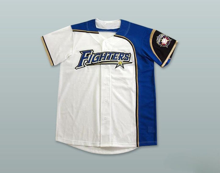 Custom Any Name Number HOKKAIDO NIPPON-HAM FIGHTERS BASEBALL JERSEY INCLUDES PATCH Top Stitched S-6XL