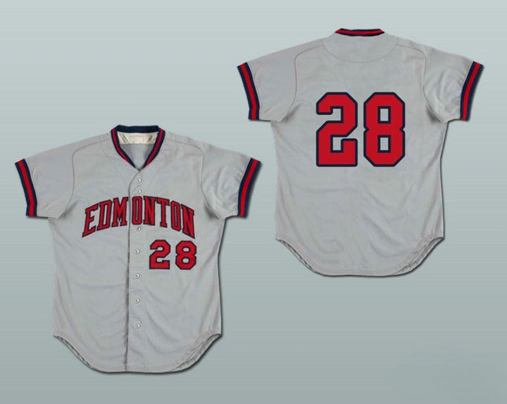 Custom Any Name Number EDMONTON TRAPPERS BASEBALL JERSEY ANY PLAYER OR NUMBER NEW Top Stitched S-6XL