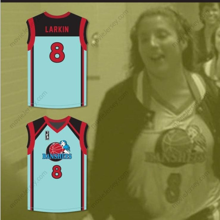 CUSTOM ANY Name Number LARKIN 8 CHARLOTTE BANSHEES HOME BASKETBALL JERSEY WITH WUBA PATCH JUWANNA MANN Top Stitched S-6XL