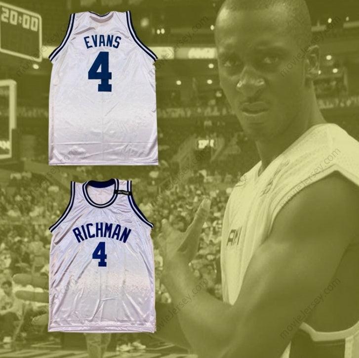 CUSTOM ANY Name Number TYRON 'ALIMOE' EVANS 4 JULIA RICHMAN HIGH SCHOOL BASKETBALL JERSEY Top Stitched S-6XL