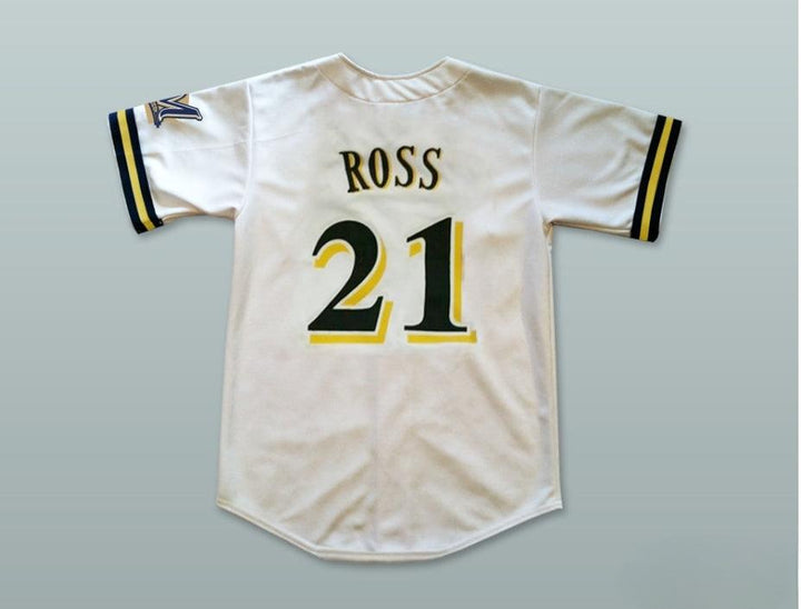 Custom Any Name Number BERNIE MAC STAN ROSS 21 PRO CAREER WHITE BASEBALL JERSEY MR 3000 Top Stitched S-6XL