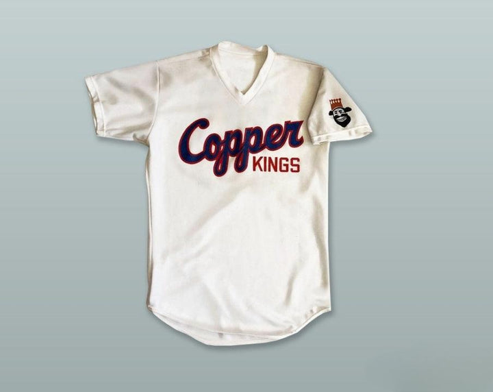 Custom Any Name Number BUTTE COPPER KINGS 10 WHITE BASEBALL JERSEY Top Stitched S-6XL