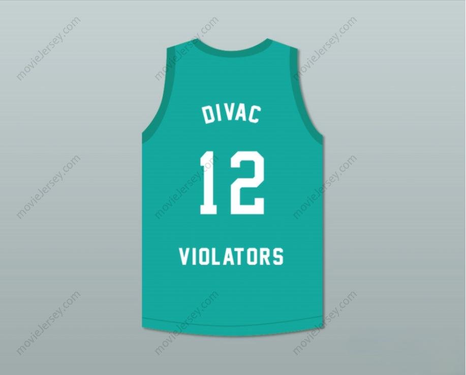 CUSTOM ANY Name Number VLADE DIVAC 12 VIOLATORS BASKETBALL JERSEY 3RD ANNUAL ROCK N' JOCK B-BALL JAM 1993 Top Stitched S-6XL