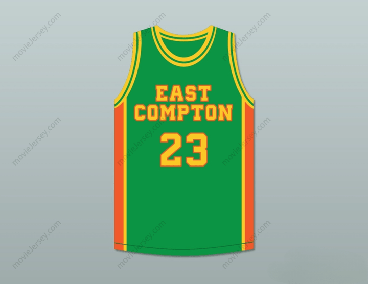 CUSTOM ANY Name Number EAST COMPTON CLOVERS GREEN BASKETBALL JERSEY Top Stitched S-6XL