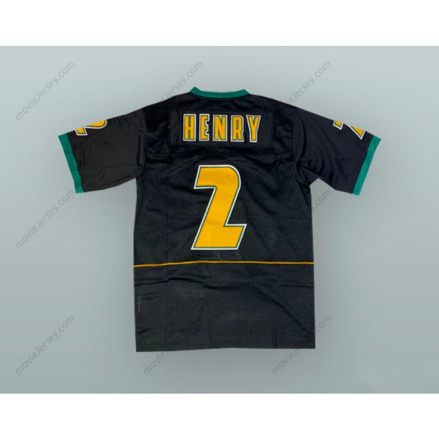 CUSTOM ANY Name Number DERRICK HENRY 2 YULEE HIGH SCHOOL HORNETS BLACK FOOTBALL JERSEY Top Stitched S-6XL