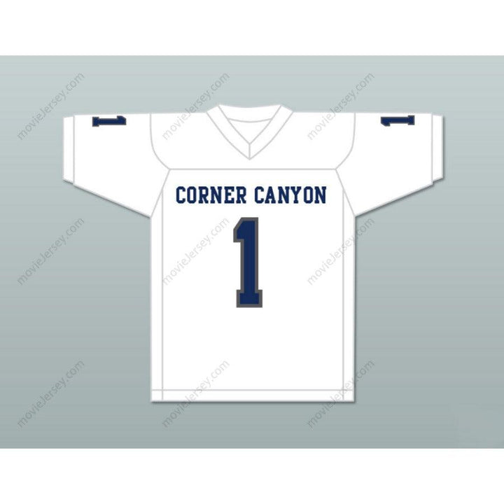 CUSTOM ANY Name Number ZACH WILSON 1 CORNER CANYON HIGH SCHOOL CHARGERS Football Jersey Top Stitched S-6XL
