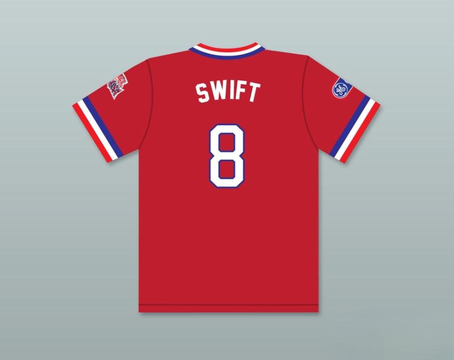 Custom Any Name Number BILL SWIFT 8 1984 USA TEAM RED BASEBALL JERSEY Top Stitched S-6XL