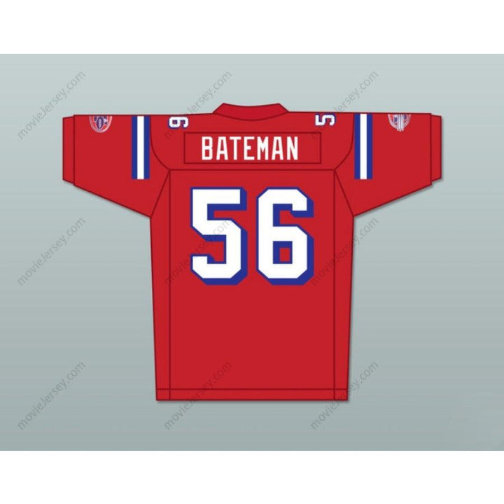 CUSTOM ANY Name Number JON FAVREAU DANIEL BATEMAN 56 WASHINGTON SENTINELS AWAY Football Jersey Top Stitched S-6XL