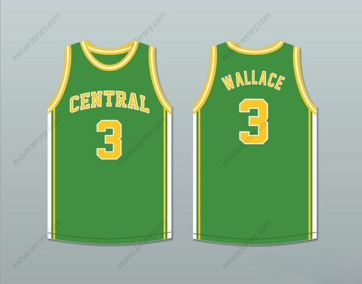 CUSTOM ANY Name Number BEN WALLACE 3 CENTRAL HIGH SCHOOL HAYNEVILLE LIONS GREEN BASKETBALL JERSEY Top Stitched S-6XL