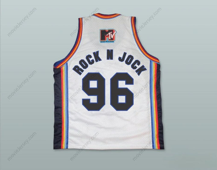 CUSTOM ANY Name Number ROCK N' JOCK 96 BRICKLAYERS BASKETBALL JERSEY SIXTH ANNUAL ROCK N' JOCK B-BALL JAM 1996 Top Stitched S-6XL