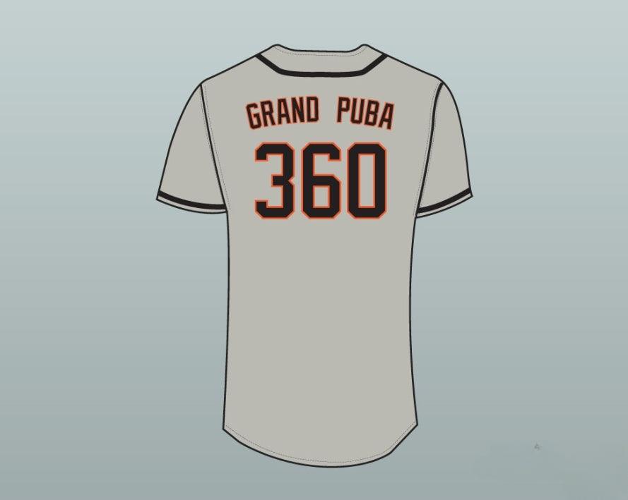Custom Any Name Number GRAND PUBA 360 BASEBALL JERSEY STITCH SEWN NEW Top Stitched S-6XL