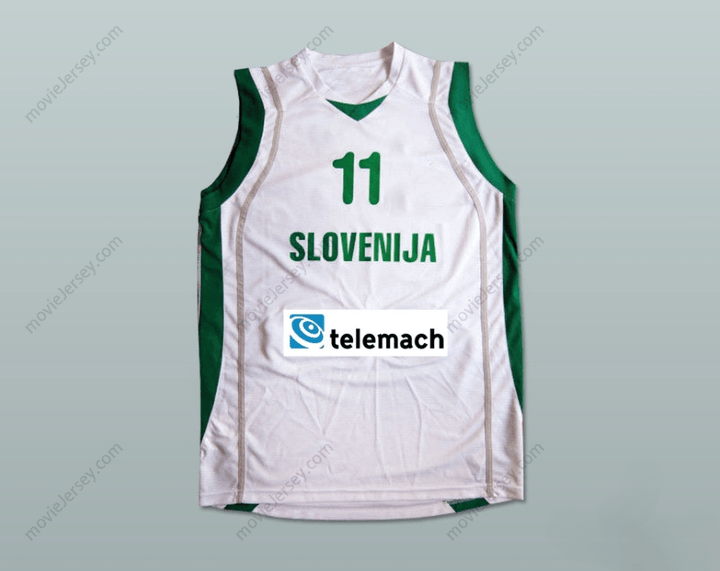 CUSTOM ANY Name Number SLOVENIJA GORAN DRAGIC 11 BASKETBALL JERSEY ANY PLAYER OR NUMBER STITCH SEWN Top Stitched S-6XL
