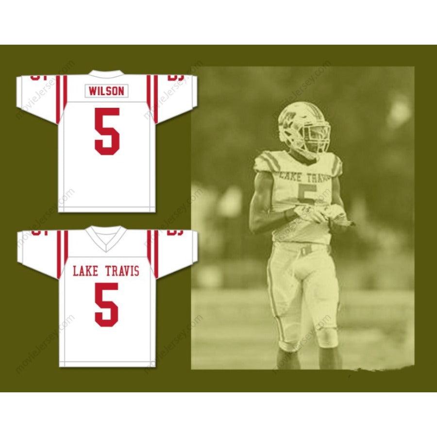 CUSTOM ANY Name Number GARRETT WILSON 5 LAKE TRAVIS HIGH SCHOOL CAVALIERS Football Jersey Top Stitched S-6XL