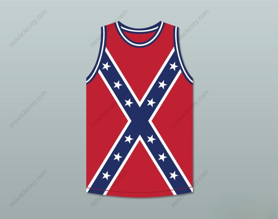 CUSTOM ANY Name Number GENERAL NATHAN BEDFORD FORREST 62 FORREST'S CAVALRY CORPS FLAG BASKETBALL JERSEY Top Stitched S-6XL