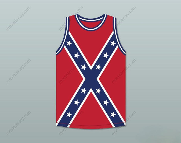 CUSTOM ANY Name Number GENERAL NATHAN BEDFORD FORREST 62 FORREST'S CAVALRY CORPS FLAG BASKETBALL JERSEY Top Stitched S-6XL