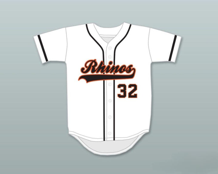 Custom Any Name Number RAFFY BENITEZ 32 RHINOS BASEBALL JERSEY KEY & PEELE SLAP ASS Top Stitched S-6XL