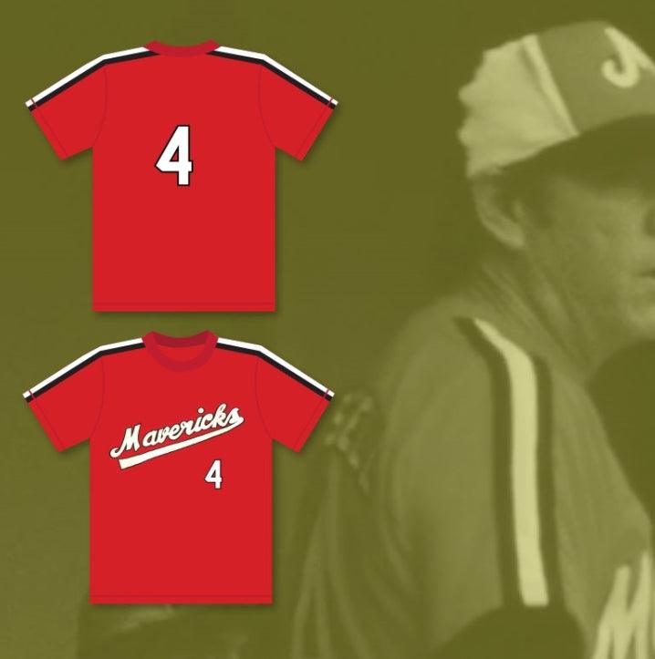 Custom Any Name Number BING RUSSELL 4   BASEBALL JERSEY THE BATTERED BASTARDS OF BASEBALL Top Stitched S-6XL