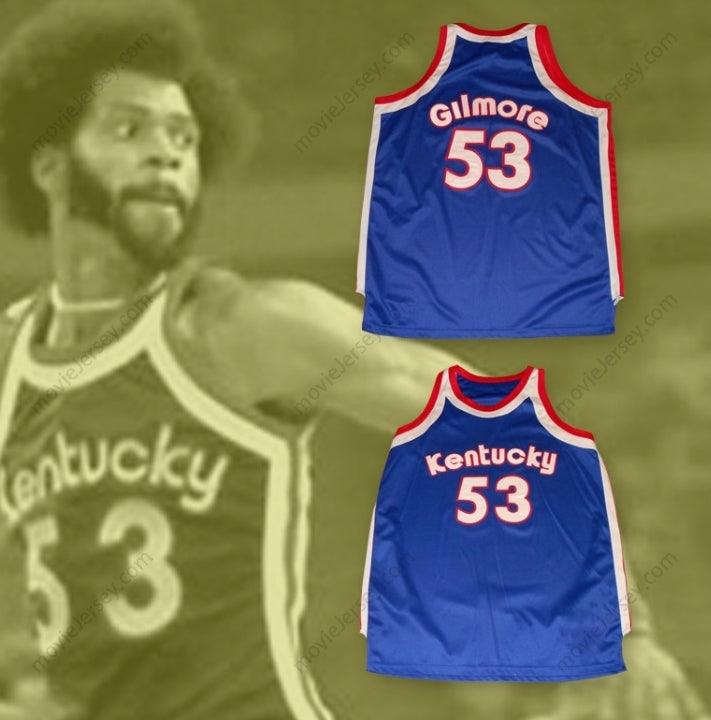 CUSTOM ANY Name Number KENTUCKY ARTIS GILMORE 53 BASKETBALL JERSEY STITCH SEWN ANY PLAYER Top Stitched S-6XL