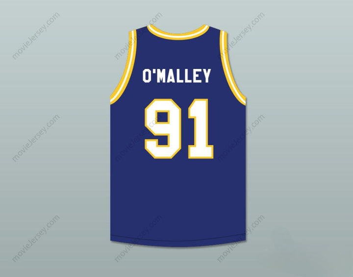 CUSTOM ANY Name Number SOUTH GATE POLICE CAPTAIN O'MALLEY 91 BASKETBALL JERSEY INCLUDES PATCH Top Stitched S-6XL
