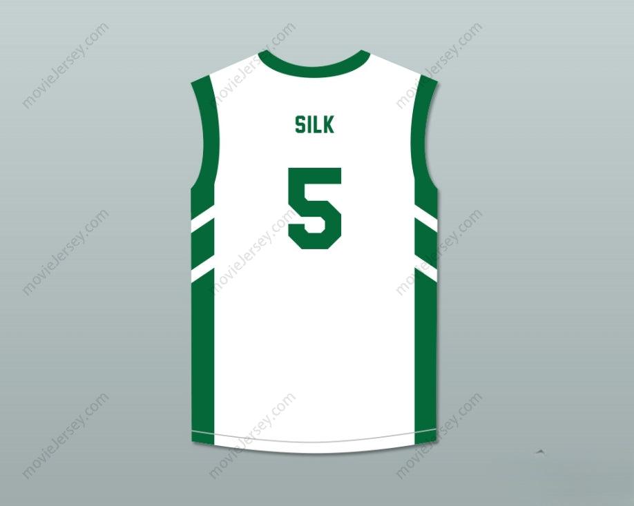 CUSTOM ANY Name Number ANDRE 'SILK' POOL 5 WHITE BASKETBALL JERSEY DENNIS RODMAN'S BIG BANG IN PYONGYANG Top Stitched S-6XL