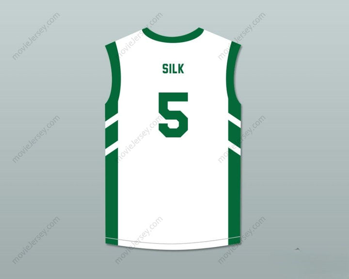 CUSTOM ANY Name Number ANDRE 'SILK' POOL 5 WHITE BASKETBALL JERSEY DENNIS RODMAN'S BIG BANG IN PYONGYANG Top Stitched S-6XL