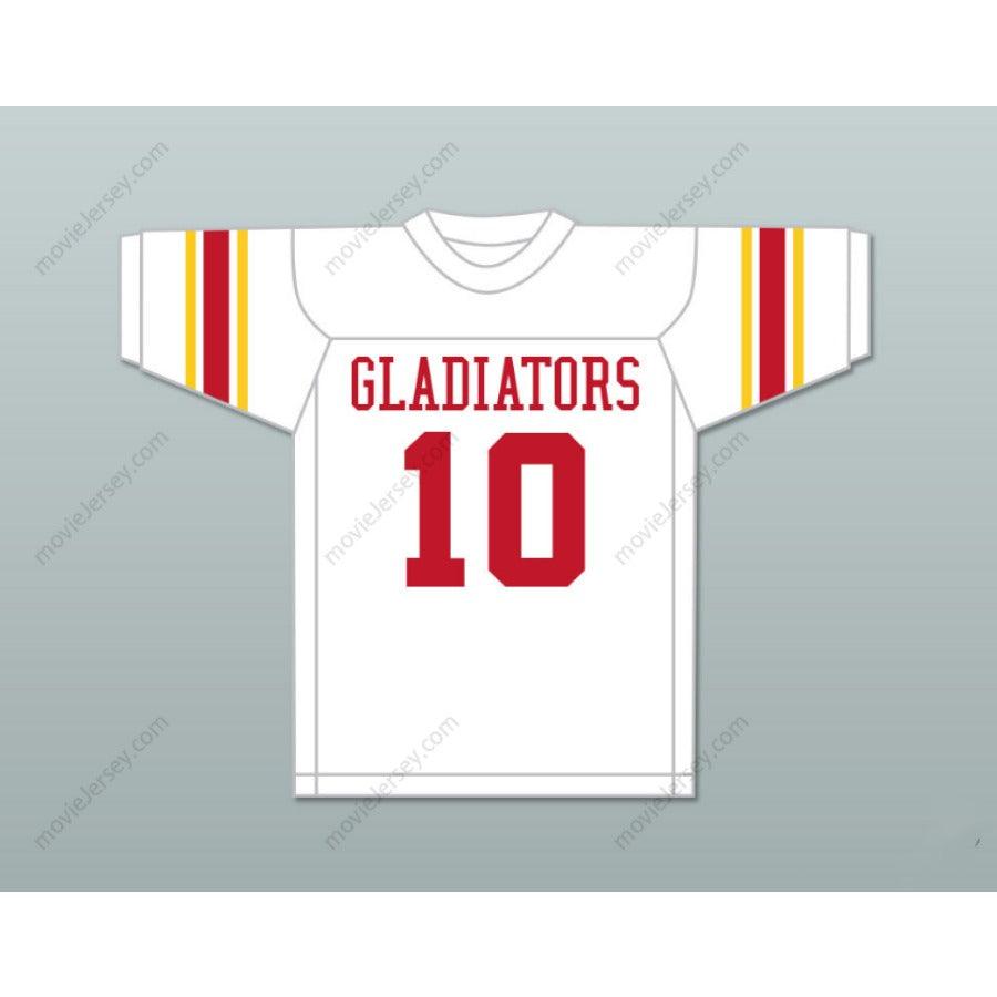 CUSTOM ANY Name Number FRAN TARKENTON 10 CLARKE CENTRAL HIGH SCHOOL GLADIATORS Football Jersey Top Stitched S-6XL
