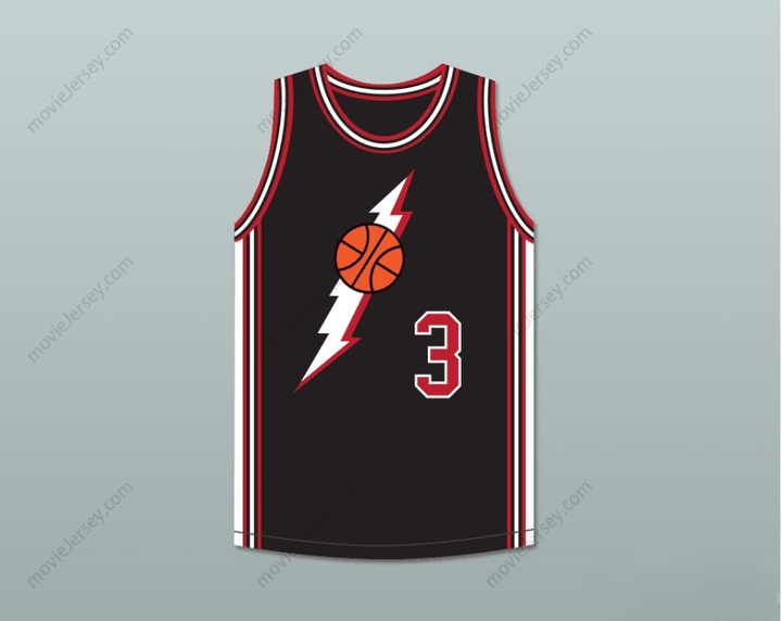 CUSTOM ANY Name Number LL COOL J MARION HILL 3 BLACK BASKETBALL JERSEY IN THE HOUSE Top Stitched S-6XL